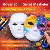 Boyanabilir Surat Model Maske – Lastikli | Kendin Tasarla thumbnail 2