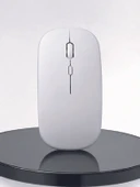 Profesyonel Kablosuz Bluetooth Mouse Çift Modlu Şarjlı Ergonomik Fare thumbnail 2