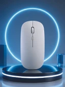 Kablosuz Bluetooth Oyuncu Mouse Sessiz Tıklama Ergonomik Wireless Fare thumbnail 3