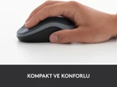 Logitech M185 (910-002237) Kırmızı Kablosuz Mouse thumbnail 6