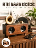 Nostaljik Görünümlü Bluetooth Bağlantılı Speaker thumbnail 1