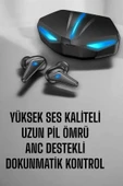 Bluetooth Kulaklığı Led Işıklı Kablosuz Anc Özelliği thumbnail 2
