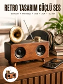 Nostaljik Görünümlü Bluetooth Bağlantılı Speaker thumbnail 1