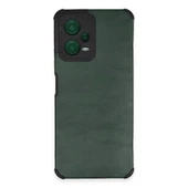Xiaomi Redmi Note 12 5G Kılıf Loop Deri Silikon - Yeşil thumbnail 1