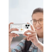 İphone 14 Kılıf Kart Şeffaf Silikon - Şeffaf thumbnail 2