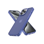 İphone 15 Pro Kılıf Elegant Kapak - Açık Mavi thumbnail 1