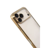 İphone 17 Pro Razer Lensli Silikon - Gold thumbnail 3