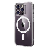 İphone 16 Pro Max Combo Sert Şeffaf Magsafe Kapak - Şeffaf thumbnail 3