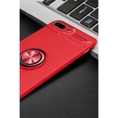 İphone 7 Plus Kılıf Range Yüzüklü Silikon - Kırmızı thumbnail 2