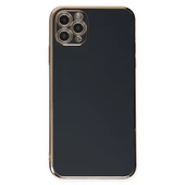 İphone 11 Pro Max Kılıf Volet Silikon - Siyah thumbnail 3