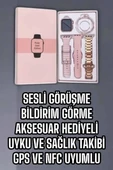 Akıllı Saat Bluetooth Bağlantılı Aksesuar Hediyeli GPS Takibi thumbnail 4