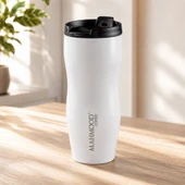 Mahmood Coffee Beyaz Termos 400 ml thumbnail 3