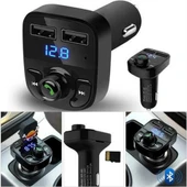 Carx8 Bluetooth Araç Kiti Fm Transmitter thumbnail 2