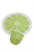 Limon Desenli Kore Yelpaze thumbnail 2