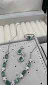 925 ayar gümüş zümrüt set thumbnail 5