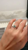 925 ayar gümüş zümrüt set thumbnail 3