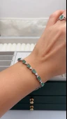925 ayar gümüş zümrüt set thumbnail 2
