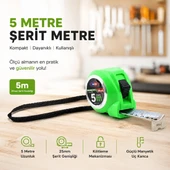 Şerit Metre - 5 Metre Uzunluk - Manyetik Uç thumbnail 1