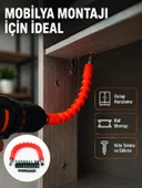 Profesyonel Esnek Tornavida Bits Uç Seti 12 Parça Manyetik Bit Adaptörlü thumbnail 1