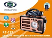 Everton RT-737 Bluetooth Usb-Micro Sd Solarlı Saatli Nostaljik Radyo thumbnail 2