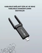 Nevamel® USB WiFi Adaptör – 1200 Mbps Hız thumbnail 2