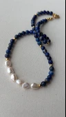 Lapis lazuli inci kolye thumbnail 5