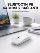 Bluetooth Kablosuz Wireless Mouse Şarjlı Sessiz Ergonomik 5000 DPI Fare thumbnail 1