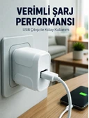 12W Usb Adaptörü Ev Ofis Kullanımına Uygun thumbnail 1