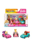 Hot Wheels Racerverse Barbie 3 lü Araba Seti JDG45 thumbnail 2