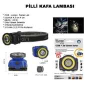 Güçlü Pilli Kafa Lambası Wt-607 thumbnail 1