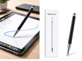 9 Dokunmatik Stylus Kalem Disk Uçlu Hassas Te thumbnail 1