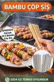 Bambu Çöp Şiş 25 cm 45 li Karışık thumbnail 1