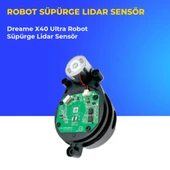 Dreame X40 Ultra Robot Süpürge Lidar Sensör thumbnail 2
