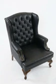 Crown Chester Klasik Ahşap Berjer thumbnail 9