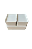 IKEA Kuggıs Kapaklı Kutu Beyaz Set, (3'lü Set) thumbnail 6
