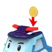 Robocar Poli Sesli ve Işıklı Araç Kumbara thumbnail 2