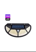 Fonksiyonel Sensörlü 102 Ledli Solar Bahçe Lambası thumbnail 3