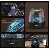D33 Siyah Taşınabilir Kablosuz Bluetooth Hoparlör thumbnail 1