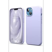 Newface Apple iPhone 14 Kılıf First Silikon - Lila thumbnail 2