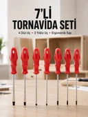 Ev ve Atölye Kullanımına Uygun 7 Parça Tornavida Seti thumbnail 1