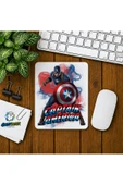 Kaptan Amerika Baskılı Oyuncu Mousepad 0111 thumbnail 1
