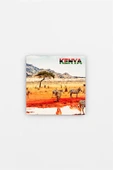 Kenya Temalı Ahşap Bardak Altlığı thumbnail 3