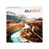 Alaska Temalı Ahşap Bardak Altlığı thumbnail 1