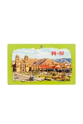 Peru Temalı Ahşap Fresco Tablo No.2 thumbnail 2