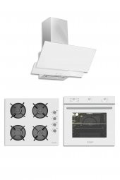 Exep Eco Line Beyaz 3 Lü Ankastre Set (Ed401-Eo320-Ef240) thumbnail 1