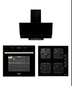 Exep Plus Line Siyah 3 Lü Ankastre Set (Ed401-Eo320-Ef260) thumbnail 1