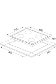 EXEP CLASS SİYAH 3 LÜ ANKASTRE SET (ED402-EO320-EF260) thumbnail 7