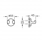 VitrA Marin Askı İkili A44947 thumbnail 2