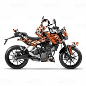 KTM Duke 390 Camouflage Design Sticker Set  (2011-2016) thumbnail 1
