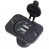 MARİN USB SOKETİ - ÇİFT USB 12-24V KAPAKLI thumbnail 2